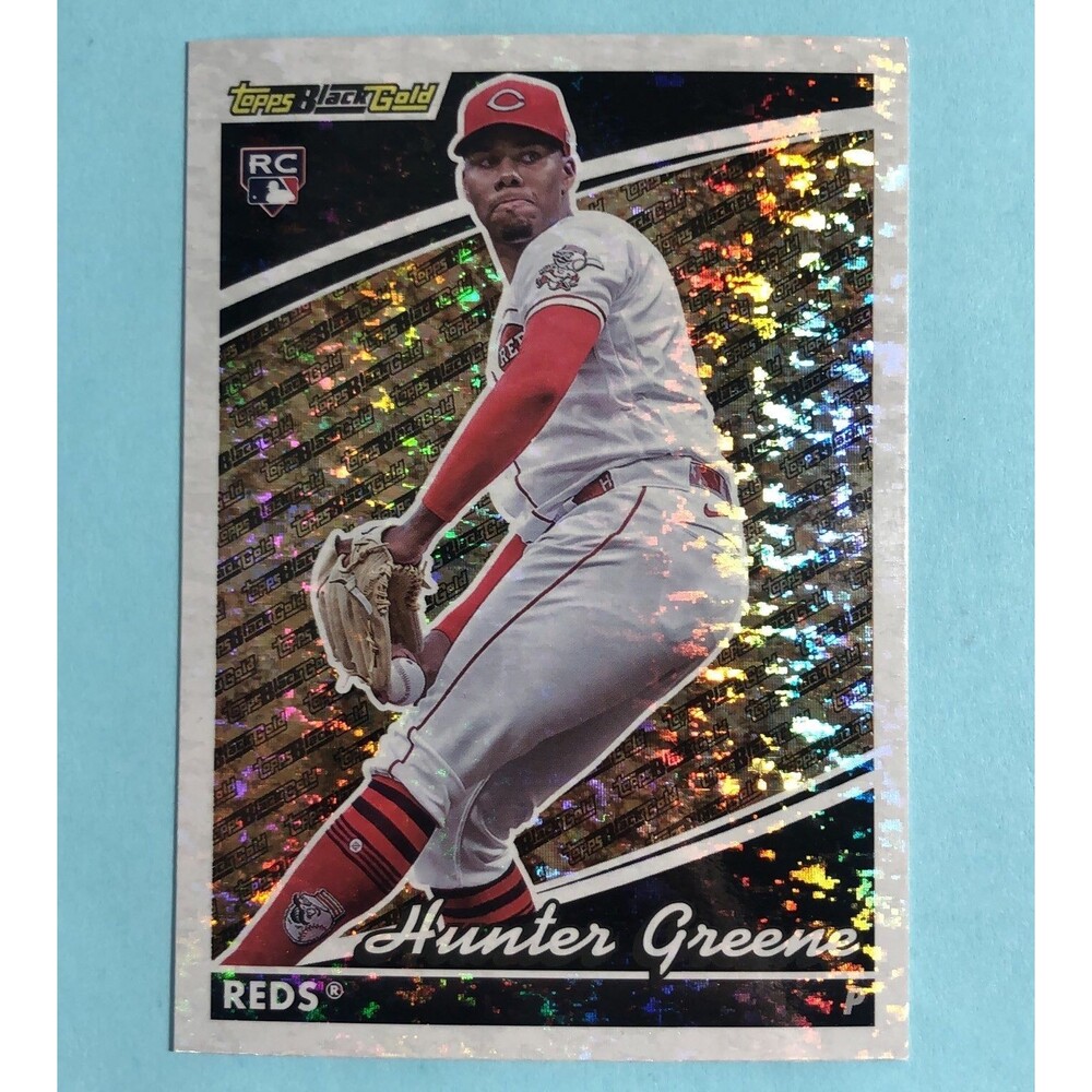 2022 Topps Black Gold-Cincinnati Reds, Hunter Greene  Rookie Card #BG17
